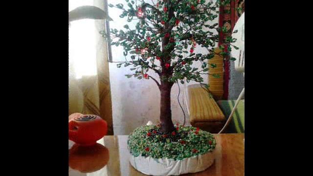 Деревья из бисера с подсветкой смотреть онлайн