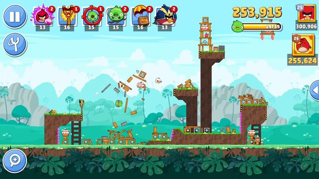 Angry Birds Friends Level 4 Tournament 1126 three stars NO POWER-UP walkthrough 2022-08-27 смотреть онлайн
