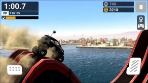 MMX HILL CLIMB #17 в стиле ХОТ ВИЛС ГОНКИ монстр траки ЗОЛОТОЙ ТАНК прохождение игры