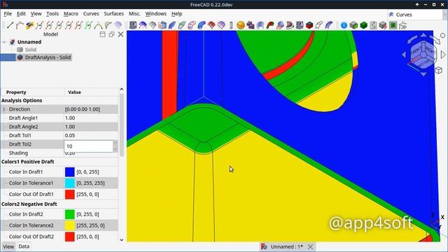 3D Solid Draft Analysis Tool Overview | FreeCAD Curves Workbench смотреть онлайн