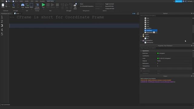 Roblox CFrames! Very Easy! (How to make your own Roblox Game Part: 3) смотреть онлайн