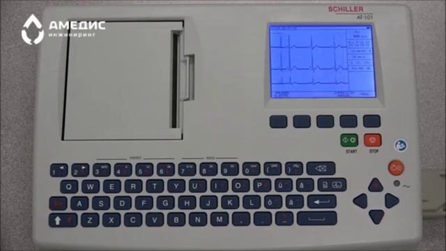 Работа электрокардиографа Schiller CARDIOVIT AT-101 смотреть онлайн