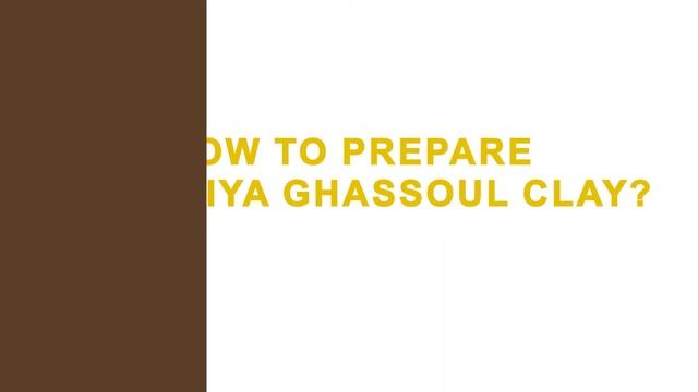 Moroccan Ghassoul Clay смотреть онлайн