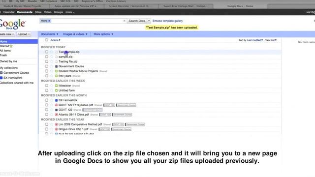 Google Docs - Zip Files смотреть онлайн