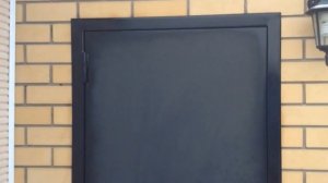 Железная дверь. Как придать опрятный внешний вид? Лайфхак.