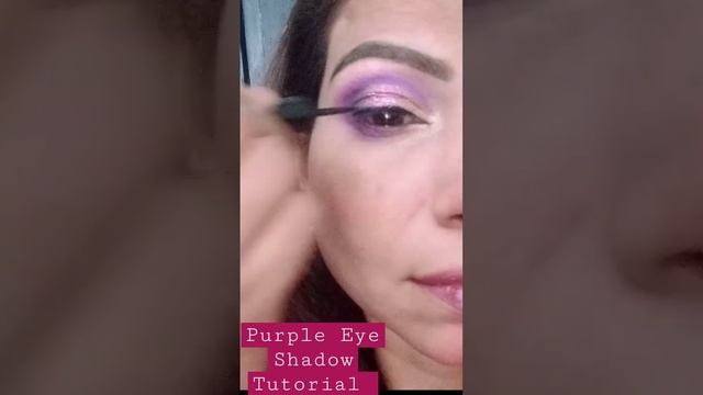 Purple Eye Shadow Tutorial #shortvideo #youtubeshorts #ytshort #eyemakeup смотреть онлайн