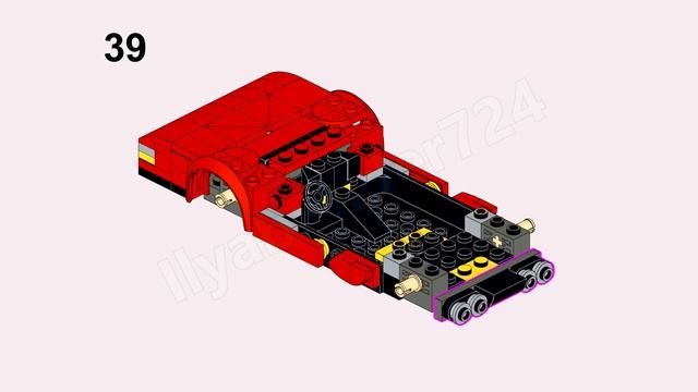 76914 Ferrari Testarossa - Lego Speed Champions Alternative MOC Tutorial смотреть онлайн