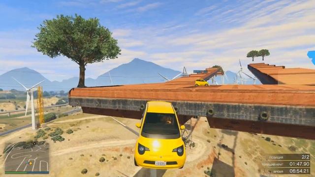 GTA ONLINE - БЕЗУМНЫЕ ГОНКИ 7. БЕШЕНЫЕ КАРТЫ НА РАМПАХ смотреть онлайн