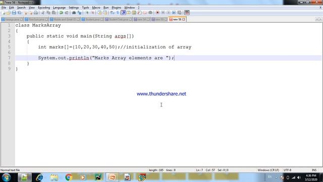 Java Array Initialization and Printing in Java смотреть онлайн