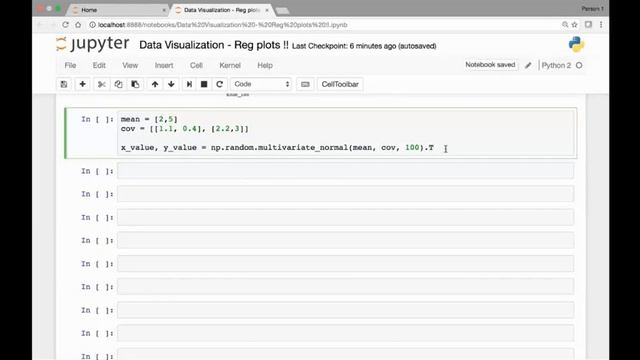 102 Seaborn Reg plot Part 1 смотреть онлайн