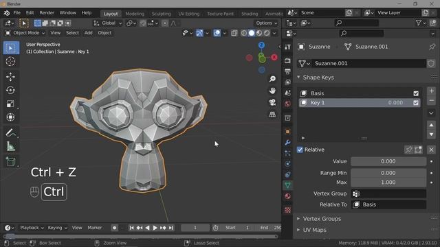 47. Blender. Shape Keys (Ключи формы) смотреть онлайн