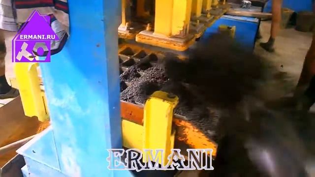 Вибропресс полуавтомат. Производство тротуарной плитки. смотреть онлайн