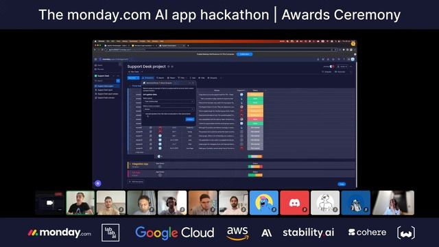 The Winner Announcement Stream for The monday.com AI app hackathon смотреть онлайн