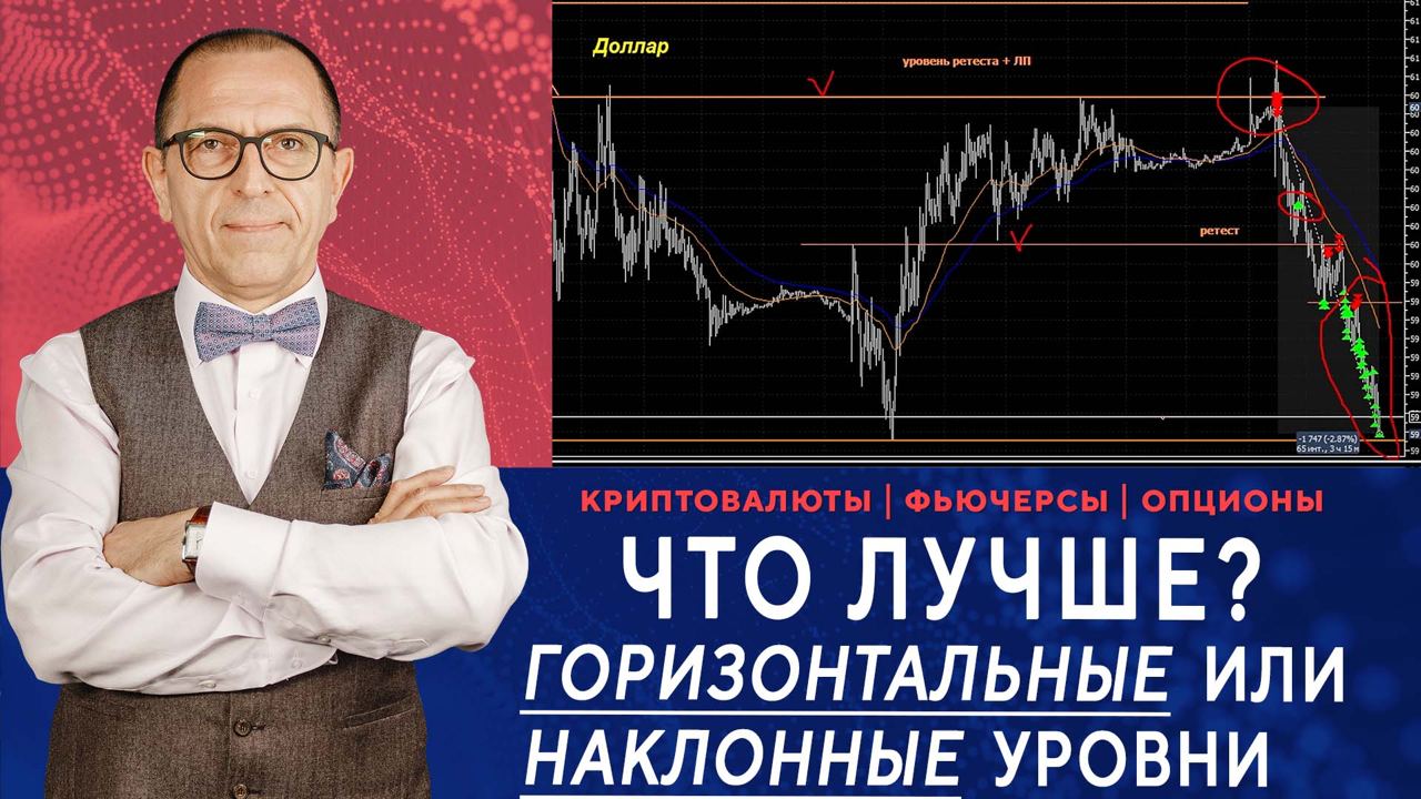 УРОВНИ горизонтальные VS наклонные: какие лучше торговать? Обзор сделок с Алексеем Шеф по дилингу смотреть онлайн