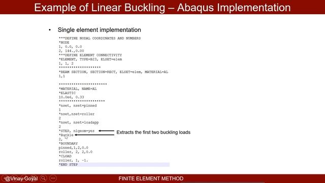 Finite Element Methods: Lecture 20 - Buckling смотреть онлайн