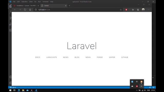 1. PHP Laravel (Restful Api) - Create Project, Create Database смотреть онлайн