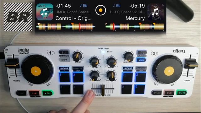 DJGW First DJ Set | Hercules DJControl Mix