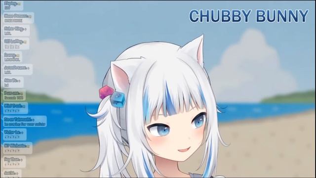 Gura Attempts the Chubby Bunny Challenge 【Gawr Gura】 смотреть онлайн