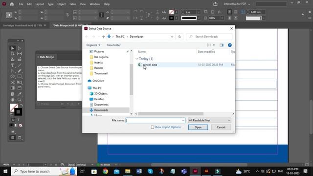 Create 100 School ID Cards in One Minute | How to Merge Data in InDesign | Data Merge in InDesign смотреть онлайн