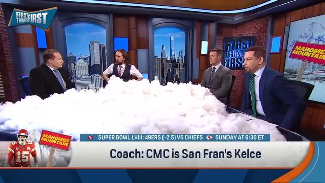Purdy near the bottom, Mahomes reigns supreme on Mahomes Mountain | NFL | FIRST THINGS FIRST смотреть онлайн