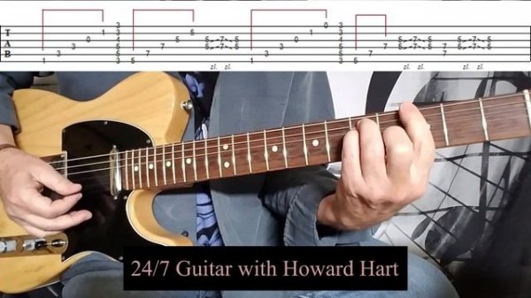 THE BLUEST BLUES By Alvin Lee - How To Play The Rhythm Guitar Part