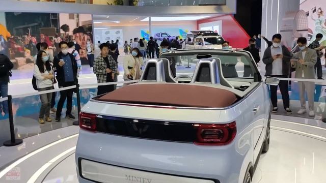 2021 AUTO SHANGHAI WULING MINI EV CABRIO смотреть онлайн
