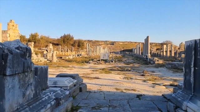 Perge Ancient City Antalya Aksu Most Visited Historical Buildings in Turkey смотреть онлайн