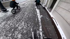 BMX|КАТАЕМСЯ ПО ЛЬДУ|ДРИФТ на БМХ ЗИМОЙ|VLOG