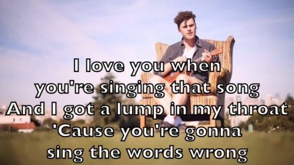 Vance Joy - Riptide Karaoke Cover Backing Track + Lyrics Acoustic Instrumental