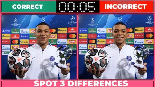 Soccer Challenges - Can you spot the differences in soccer players?? The best football quiz! смотреть онлайн