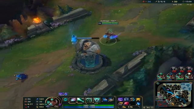 League of Legends - игра на Карме (режим все за одного) смотреть онлайн