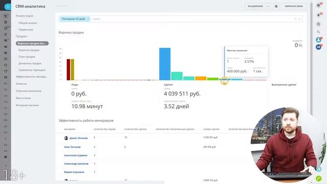 Какая наша задолженность перед клиентами? Отчет для руководителя в Битрикс24. Примеры и нюансы. смотреть онлайн