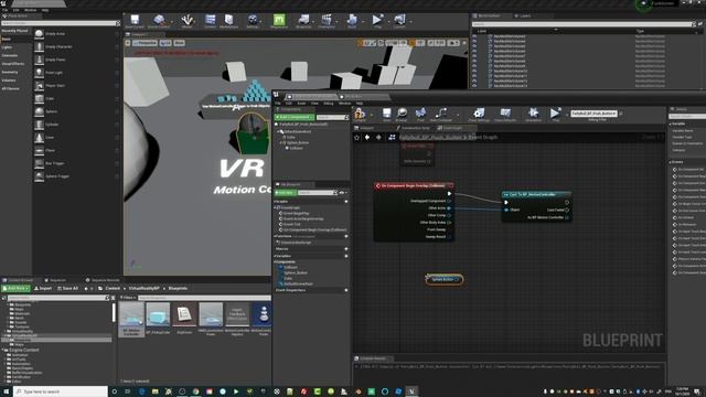Unreal Engine - How to create a Push Button for VR смотреть онлайн