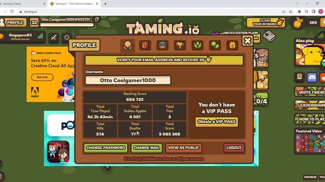 TAMING.IO NEW FLYING SQUIRREL AND MORE!