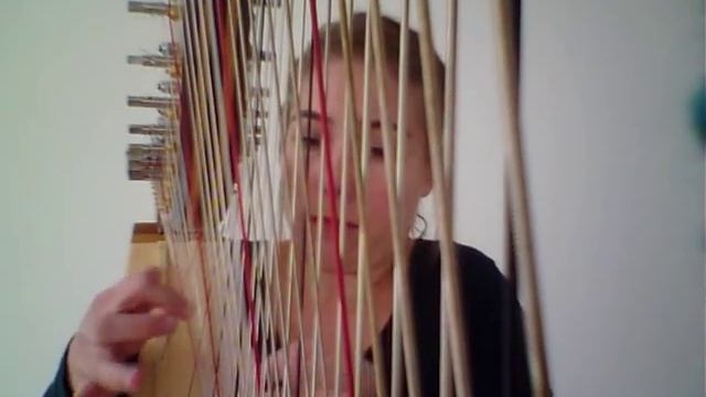 Chopin Mazurka band 13 no 11 on chromatic harp played by Mirjam Rietberg смотреть онлайн