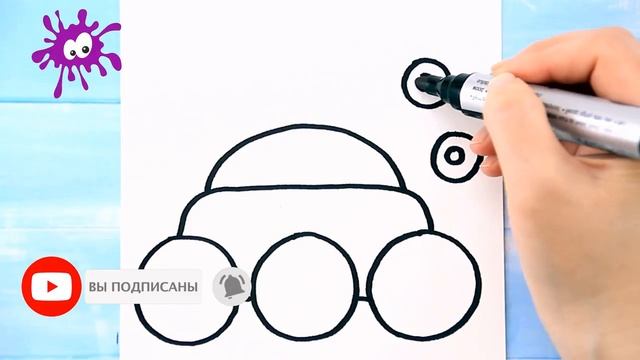 Как нарисовать ЛУНОХОД / Мультик раскраска для детей / Раскрась Ка смотреть онлайн