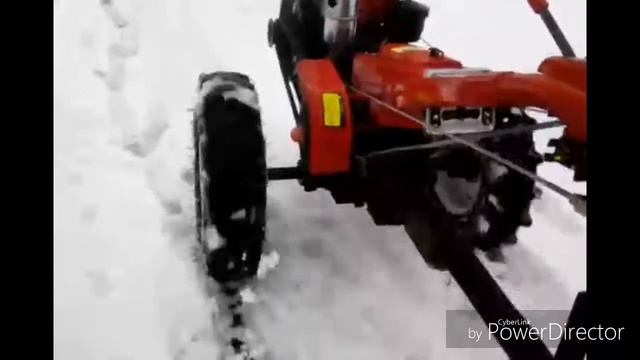 Зима + мотоблок - тест драйв смотреть онлайн
