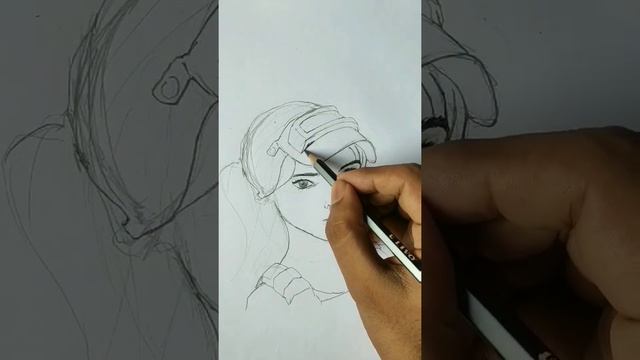 How to draw a PUBG girl || How to draw a girl. смотреть онлайн
