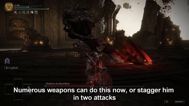 Elden Ring 1.07 - Maliketh needs a buff : Permanent stagger cheese with new poise changes смотреть онлайн