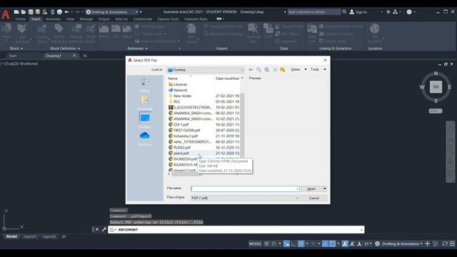 How to convert PDF to DWG in Autocad || Inserting PDF in AutoCAD || смотреть онлайн