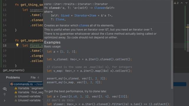 Rust iterator adapters for handling ownership смотреть онлайн