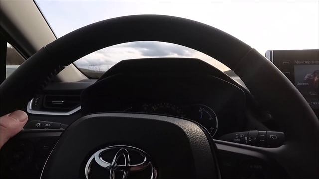 Новый Toyota Rav 4 Тест драйв Адаптивного круиз контроля #ToyotaRav4#Рав4#обзорВладельца#ТойотаXA50