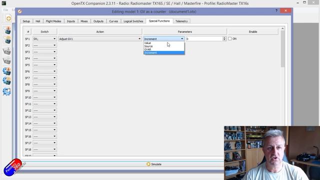 OpenTX Quick Tip: Incrementing a Global Variable to act as a counter смотреть онлайн