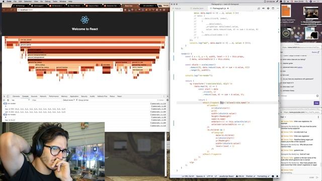 Live: React & D3 flamegraph with animation смотреть онлайн