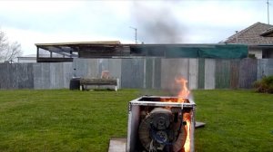 washing machine destruction