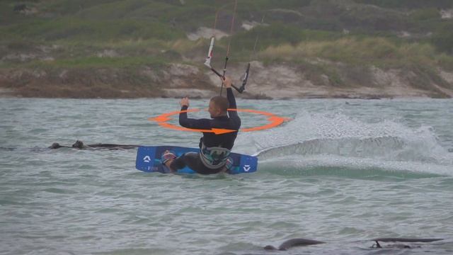Surface backroll (full 360 ride with a twintip) смотреть онлайн