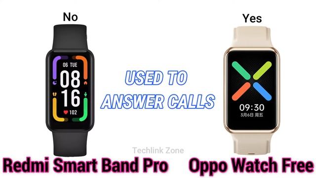 Xiaomi Redmi Smart Band Pro vs Oppo Watch Free Full Specs Comparison смотреть онлайн