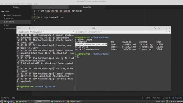 Docker Python Tutorial #5: Installing Python Libraries into Docker container, Dockerfile