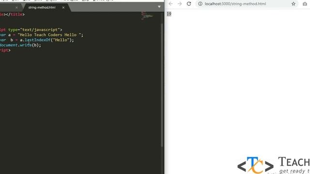 String () method - JavaScript смотреть онлайн