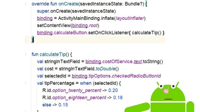 Android Studio. 9.5 Calculate the tip - 2 смотреть онлайн